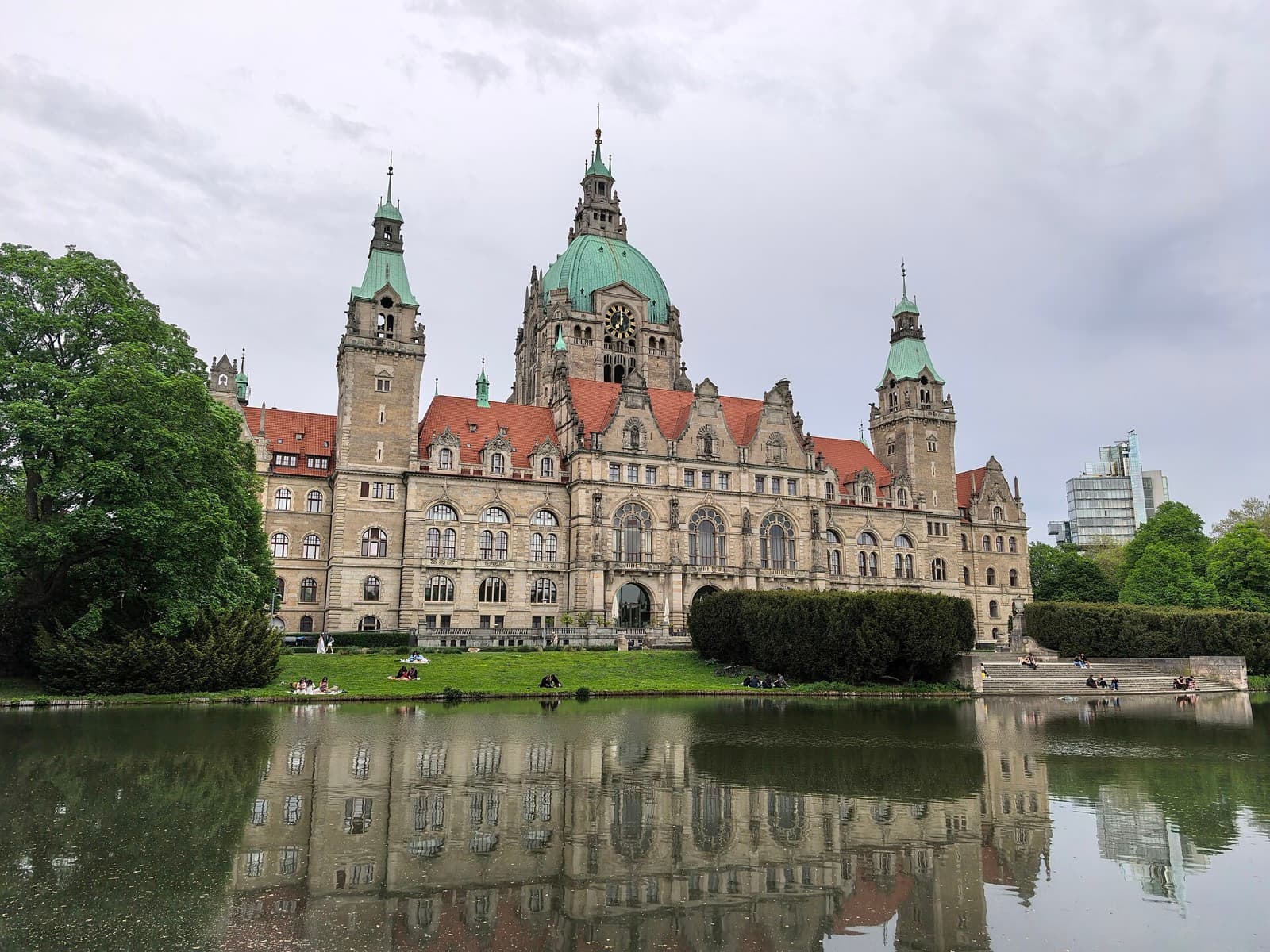 The Neues Rathaus in Hanover