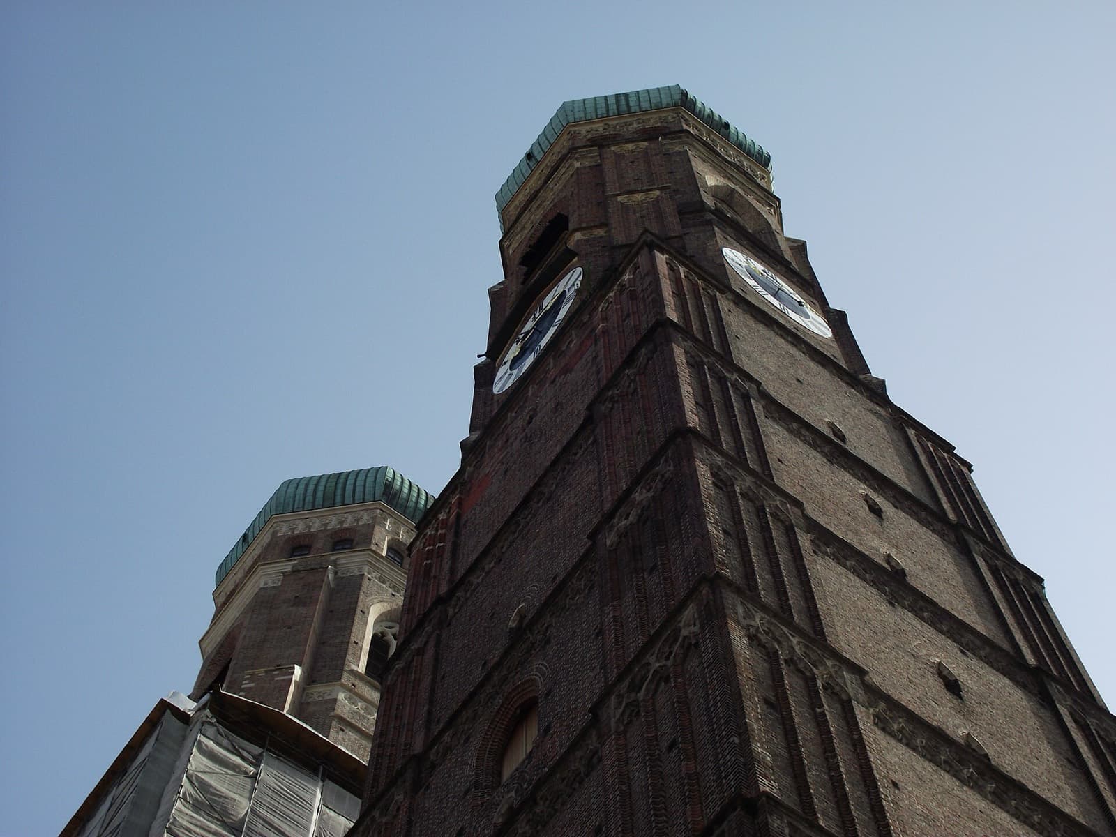 The towers of the Frauenkirche in Munich